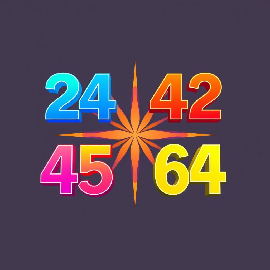 ชื่อธุรกิจที่ดีด้วยพลังเลขศาสตร์ 24 42 45 54 46 64